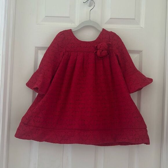 Laura Ashley Other - Laura Ashley London girls dress Lace Red size 4